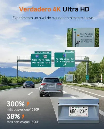 Cámara Para Auto Con Wifi Y Visión Nocturna 70mai M310 4k