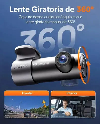 Cámara Para Auto Con Wifi Y Visión Nocturna 70mai M310 4k