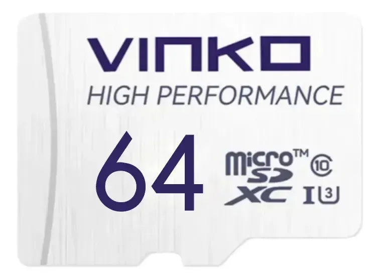 Tarjeta VINKO 64GB Dash Cam Bucle Resistente Calor y Vibraciones